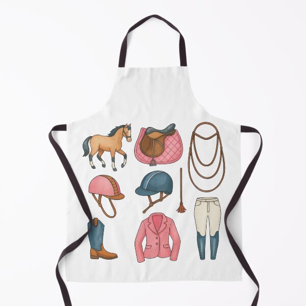 Item preview, Horse Riding Equipment and Equestrian Outfit Illustration designed and sold by ArtfulWeave.