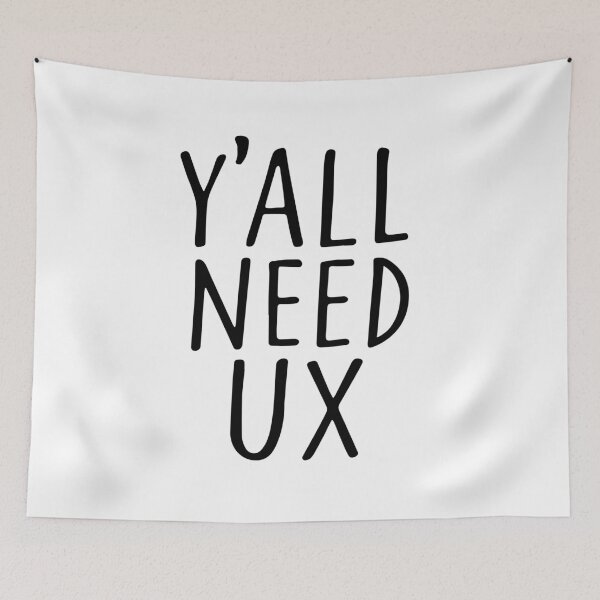 Item preview, y'all need ux - UX Designer | Product Designer | UI Designer Stickers designed and sold by PoshPixel.