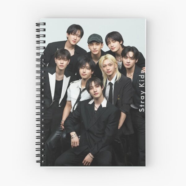 Item preview, Stray Kids DominATE suits black and white tour signatures autographs comeback poster kpop boy group bang chan lee know changbin hyunjin han felix seungmin jeongin designed and sold by Kpop-Noona.