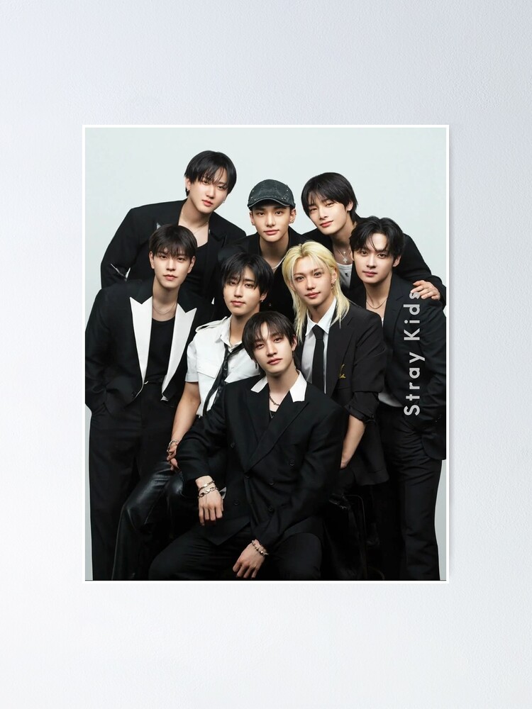 Stray Kids DominATE suits black and white tour signatures