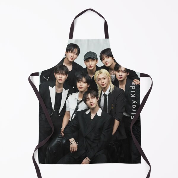 Item preview, Stray Kids DominATE suits black and white tour signatures autographs comeback poster kpop boy group bang chan lee know changbin hyunjin han felix seungmin jeongin designed and sold by Kpop-Noona.