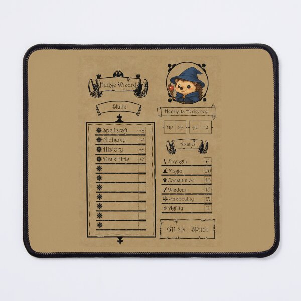 Item preview, Henrietta Character Sheet designed and sold by GriftingMediums.