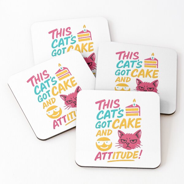 Item preview, This Cat’s Got Cake and Attitude! designed and sold by Uglyandcute.