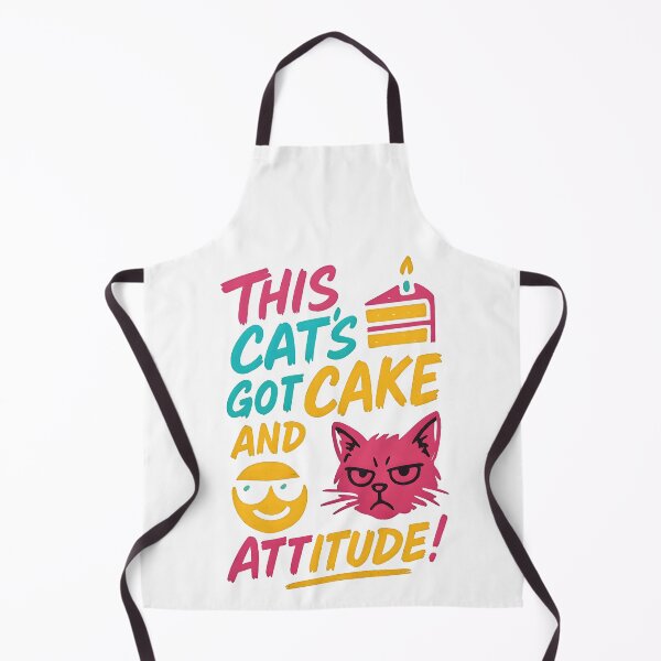 Item preview, This Cat’s Got Cake and Attitude! designed and sold by Uglyandcute.