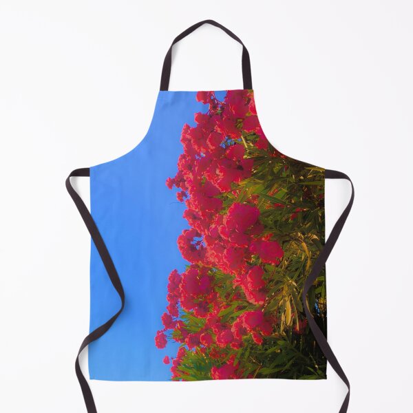 Item preview, Red / pink flowers against blue sky designed and sold by Dryft7.