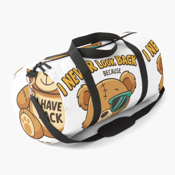 Item preview, Funny Cartoon Teddy Bear with Back Pain Quote designed and sold by Sadia  Jannat.