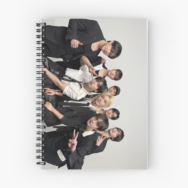 Item preview, Stray Kids DominATE suits black and white tour signatures autographs comeback poster kpop boy group bang chan lee know changbin hyunjin han felix seungmin jeongin designed and sold by Kpop-Noona.