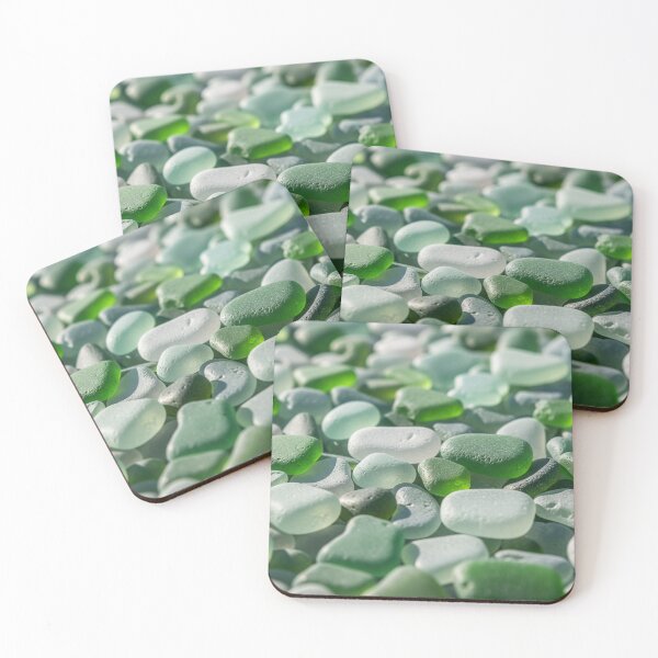 Item preview, Collecting Seaglass, Greens and Whites designed and sold by whatsinmyhead.