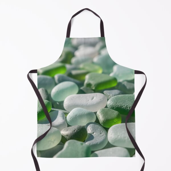 Item preview, Collecting Seaglass, Greens and Whites designed and sold by whatsinmyhead.
