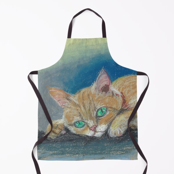 Item preview, Emerald Gaze - Original Cat Portrait designed and sold by my-wishlist.