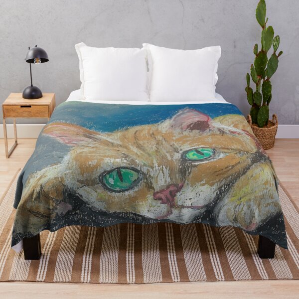 Item preview, Emerald Gaze - Original Cat Portrait designed and sold by my-wishlist.