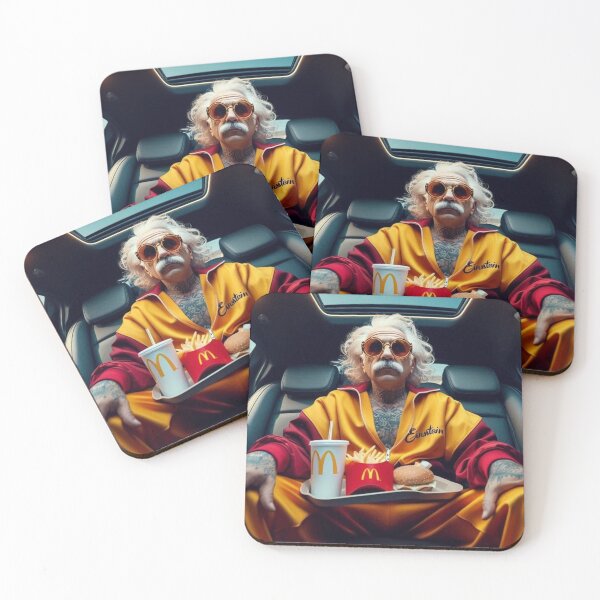 Item preview, "Einstein's Theory of Relativity... to Fast Food!" designed and sold by Print Fiction.