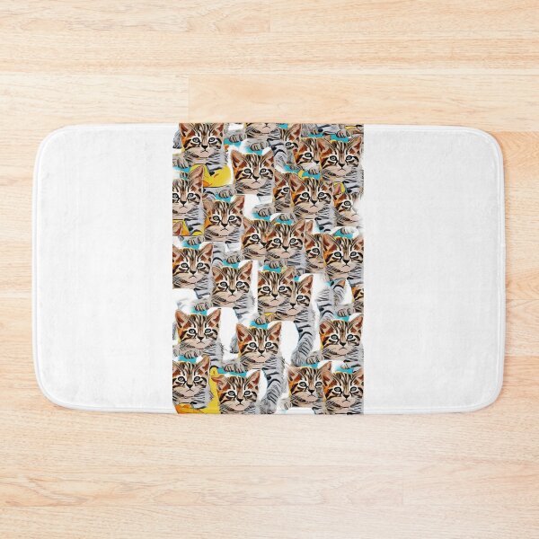 Item preview, Cute thousand kitten pictures colonized creating this art designed and sold by wallartofmio.