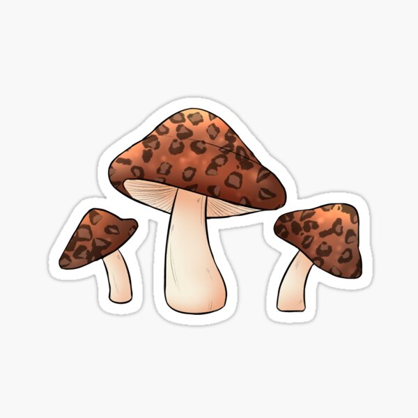 Item preview, Fantasy Leopard Spot Mushroom trio designed and sold by SilvrAlligatr.