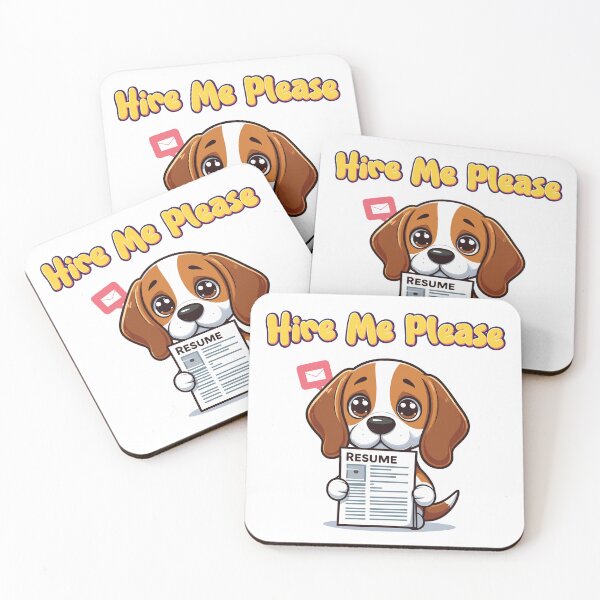 Item preview, Beagle holding a resume and looking worried designed and sold by Tong4130.