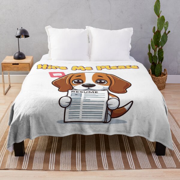 Item preview, Beagle holding a resume and looking worried designed and sold by Tong4130.
