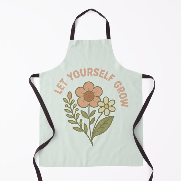 Item preview, Let Yourself Grow – Gentle Floral Motivation designed and sold by ShreefelDesigns.