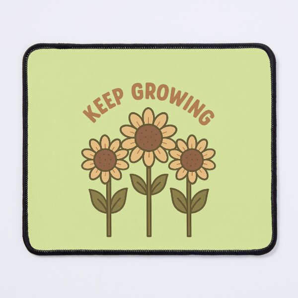 Item preview, Keep Growing – Retro Sunflowers Design designed and sold by ShreefelDesigns.