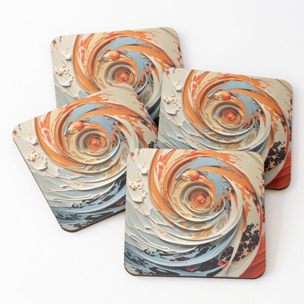 Item preview, Spiral Chaos Collages Abstract designed and sold by AKANKEDESIGN.