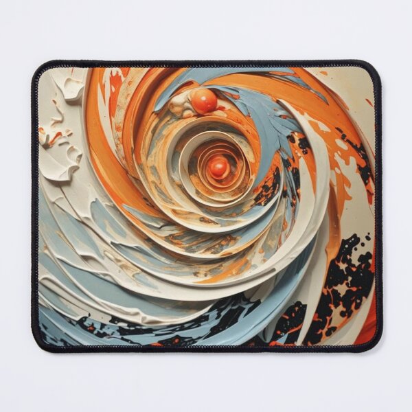 Item preview, Spiral Chaos Collages Abstract designed and sold by AKANKEDESIGN.