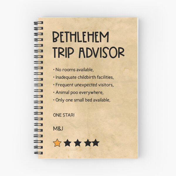 Item preview, Bethlehem Trip Advisor Christmas Card designed and sold by Garry Vaux.