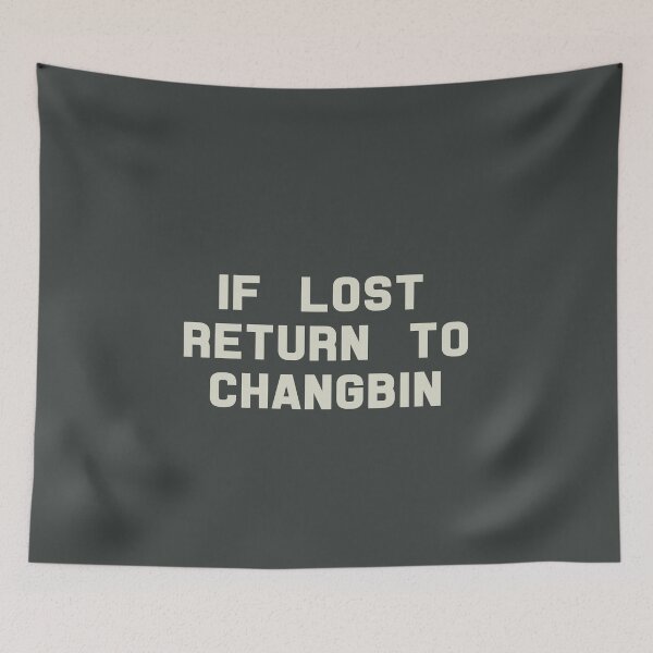 Item preview, If Lost Return to Changbin Tee designed and sold by deluluhaze.