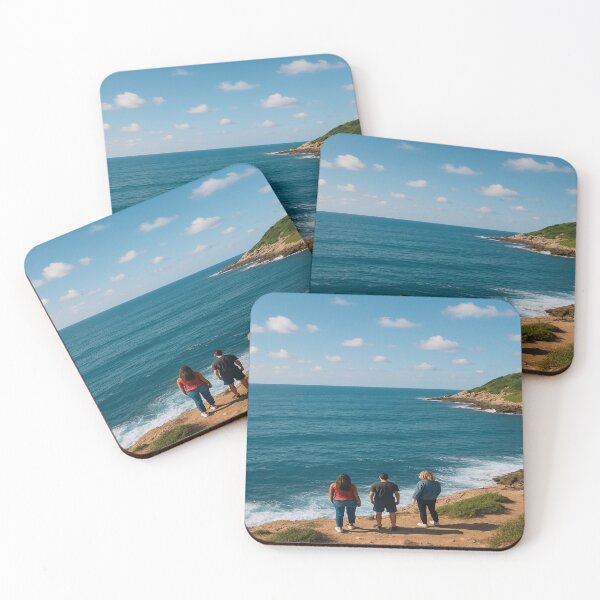 Item preview, Standing on the Edge – Coastal Serenity with Friends designed and sold by The-design24.