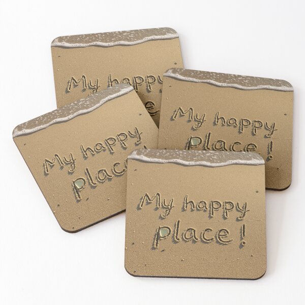 Item preview, My Happy Place, Beach and Seaglass designed and sold by whatsinmyhead.