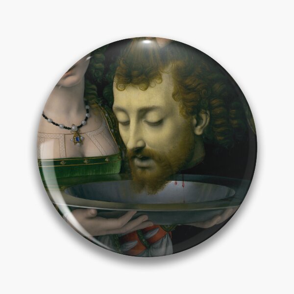 Item preview, Salome with the Head of Saint John the Baptist – Renaissance Painting by Andrea Solario (ca. 1507) designed and sold by marie-inks.