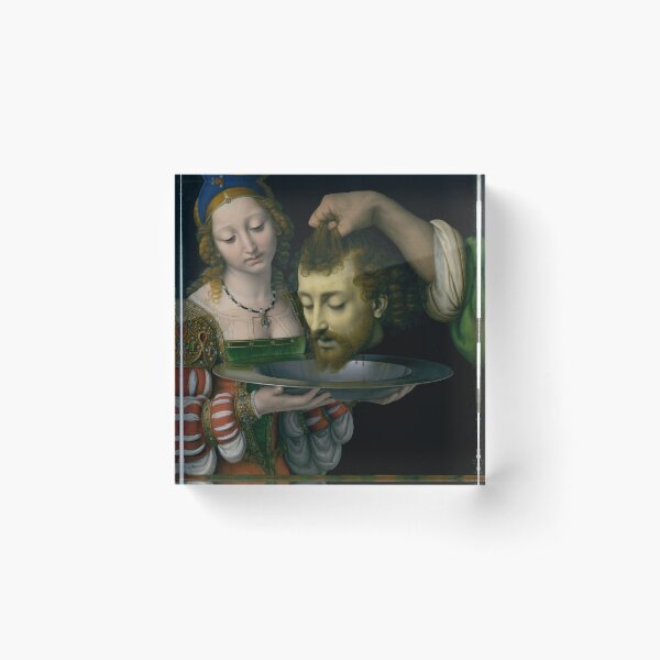 Item preview, Salome with the Head of Saint John the Baptist – Renaissance Painting by Andrea Solario (ca. 1507) designed and sold by marie-inks.