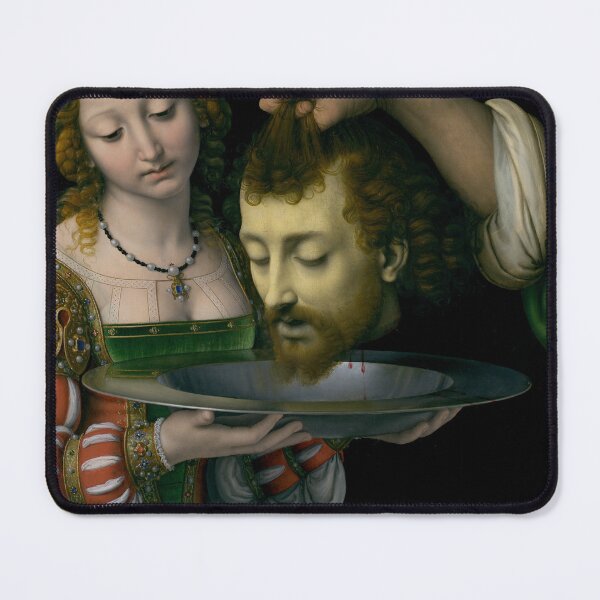 Item preview, Salome with the Head of Saint John the Baptist – Renaissance Painting by Andrea Solario (ca. 1507) designed and sold by marie-inks.