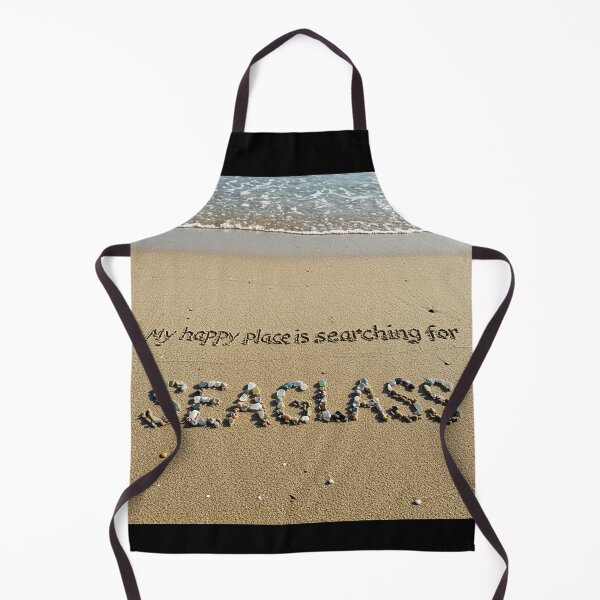 Item preview, My Happy Place is Searching for Seaglass designed and sold by whatsinmyhead.