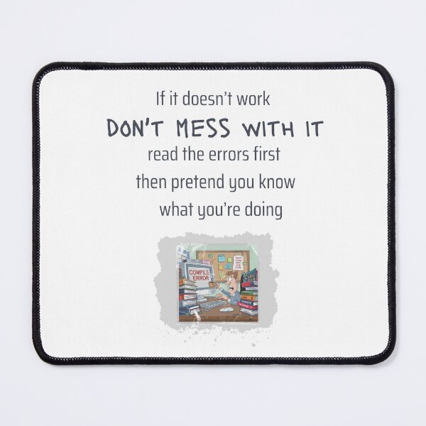 Item preview, If It Doesn’t Work, Don’t Mess With It – Funny Office Worker ,funny IT humor, funny work jokes, funny office employee, funny office employee, office employee mug designed and sold by BrewtifulMugs.