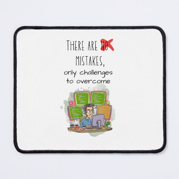 Item preview, No Mistakes, Just Challenges – Funny Office Worker , funny work jokes, funny office employee, office humor jokes , office employee mug, corporate job humor, designed and sold by BrewtifulMugs.