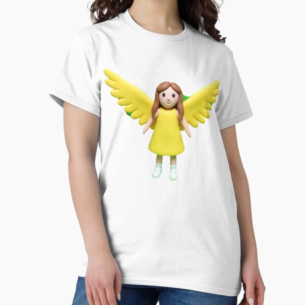 Item preview, Yellow Winged Clay Girl designed and sold by ONESTARTS ARTS.