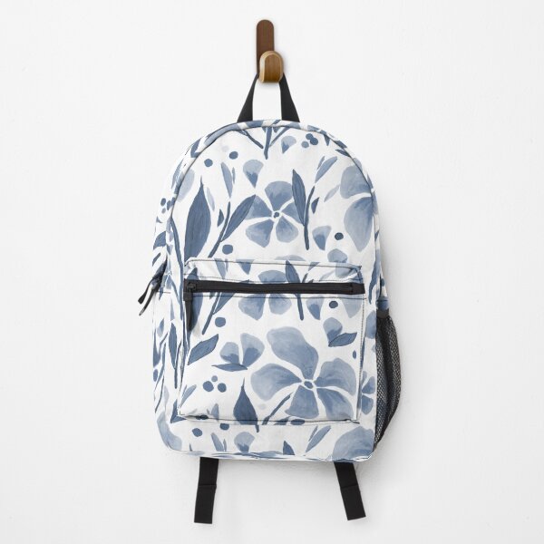 Item preview, Lily - Blue and White designed and sold by Gretchen Fogelstrom Art.