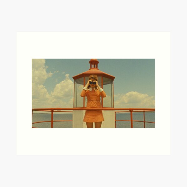 Item preview, Moonrise Lookout – Moonrise Kingdom Cinematic Print designed and sold by Frame by Frame.