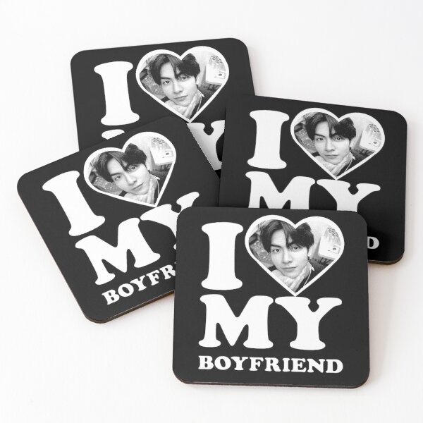 Item preview, I love my boyfriend Joong Archen Aydin t-shirt black and white gmmtv thai BL series the heart killers hidden agenda our sky  designed and sold by Kpop-Noona.
