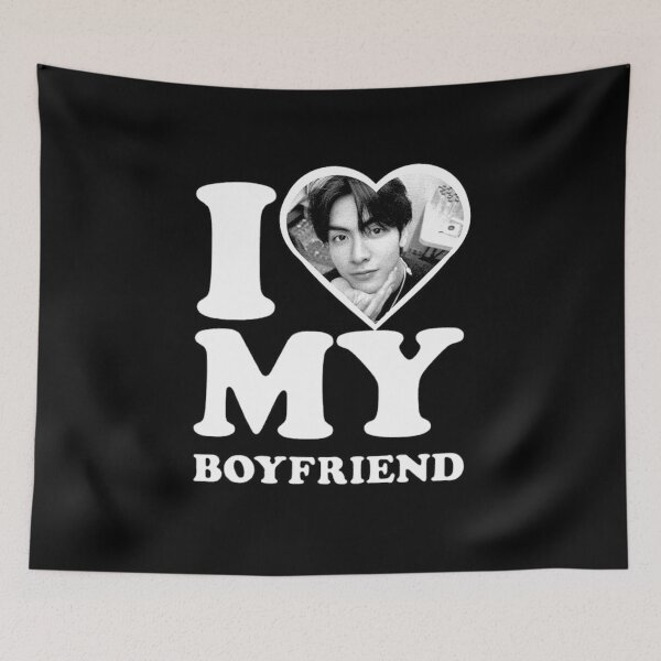 Item preview, I love my boyfriend Joong Archen Aydin t-shirt black and white gmmtv thai BL series the heart killers hidden agenda our sky  designed and sold by Kpop-Noona.