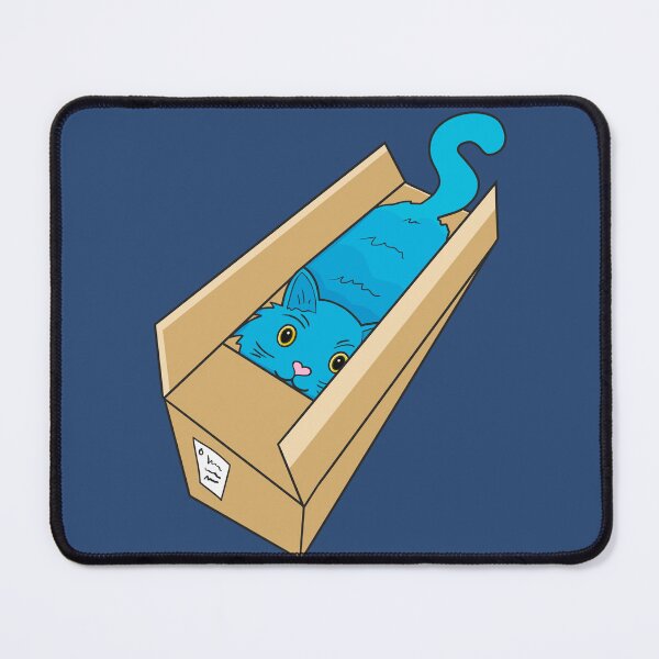 Item preview, Blue Kitty Delivery - Cute Cats designed and sold by mikeymadness.