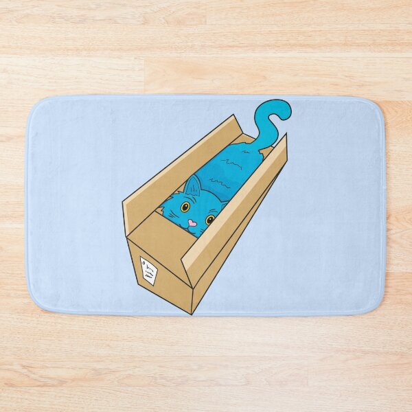 Item preview, Blue Kitty Delivery - Cute Cats designed and sold by mikeymadness.