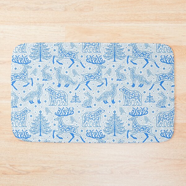Item preview, White Christmas, woodland animals.  designed and sold by iclipart.
