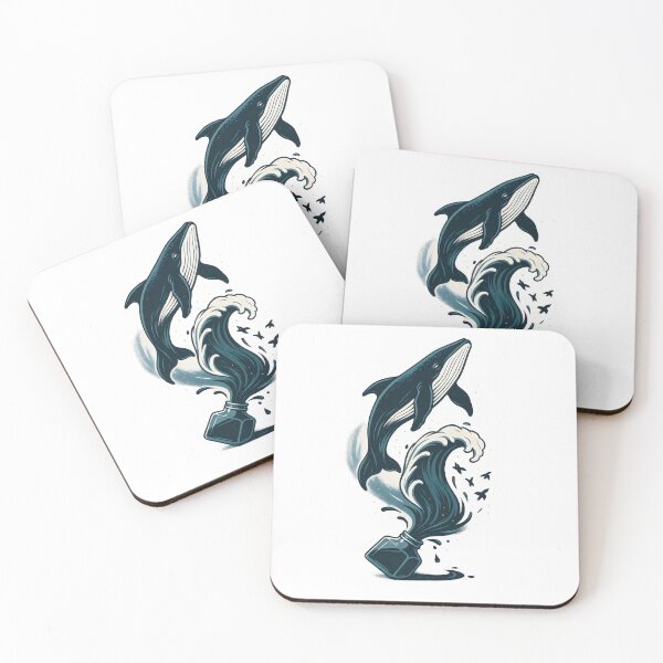 Item preview, Whale of Ink – Creative Splash Ocean Art designed and sold by Shoot-The-Moon.