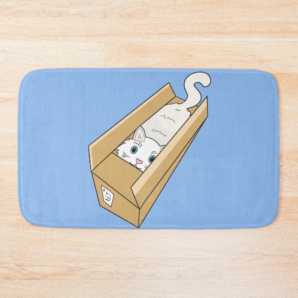 Item preview, White Kitty Delivery - Cute Cats designed and sold by mikeymadness.