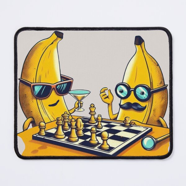 Item preview, Bananas Playing Chess – Cool Fruit with Attitude designed and sold by Myra365Art.