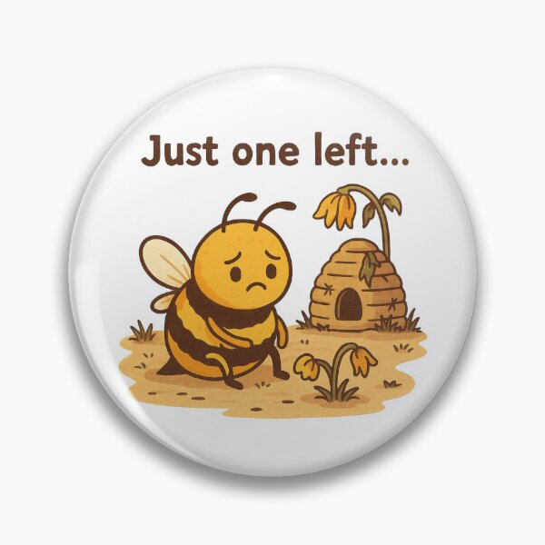 Item preview, Just One Left – Sad Bee and the Last Flower designed and sold by Lacritsa .