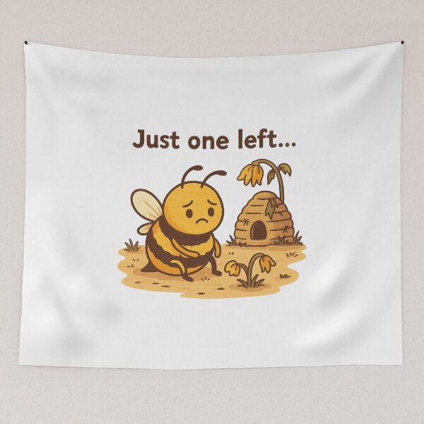 Item preview, Just One Left – Sad Bee and the Last Flower designed and sold by Lacritsa .
