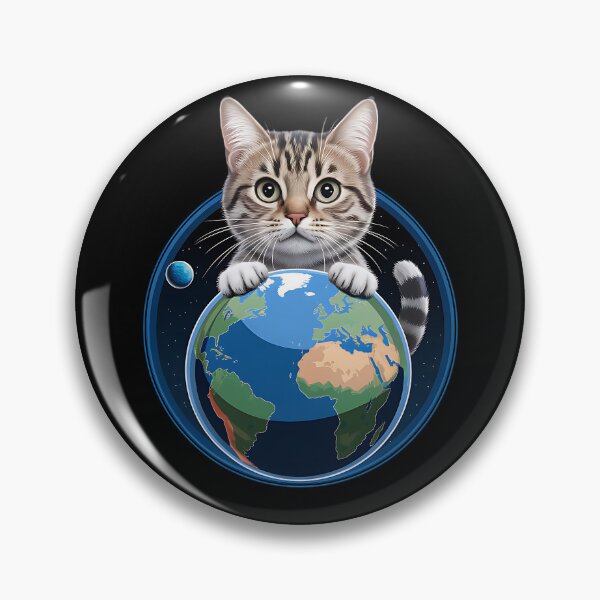 Item preview, A cute cat in space. designed and sold by ReneMM.