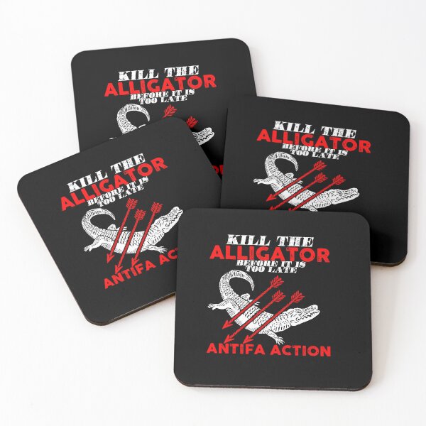 Aperçu de l'œuvre Tuez l'alligator (action antifa) créée et vendue par remerasnerdas.