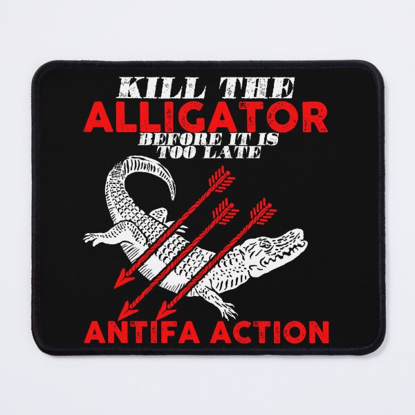 Item preview, Kill the alligator (antifa action) designed and sold by remerasnerdas.